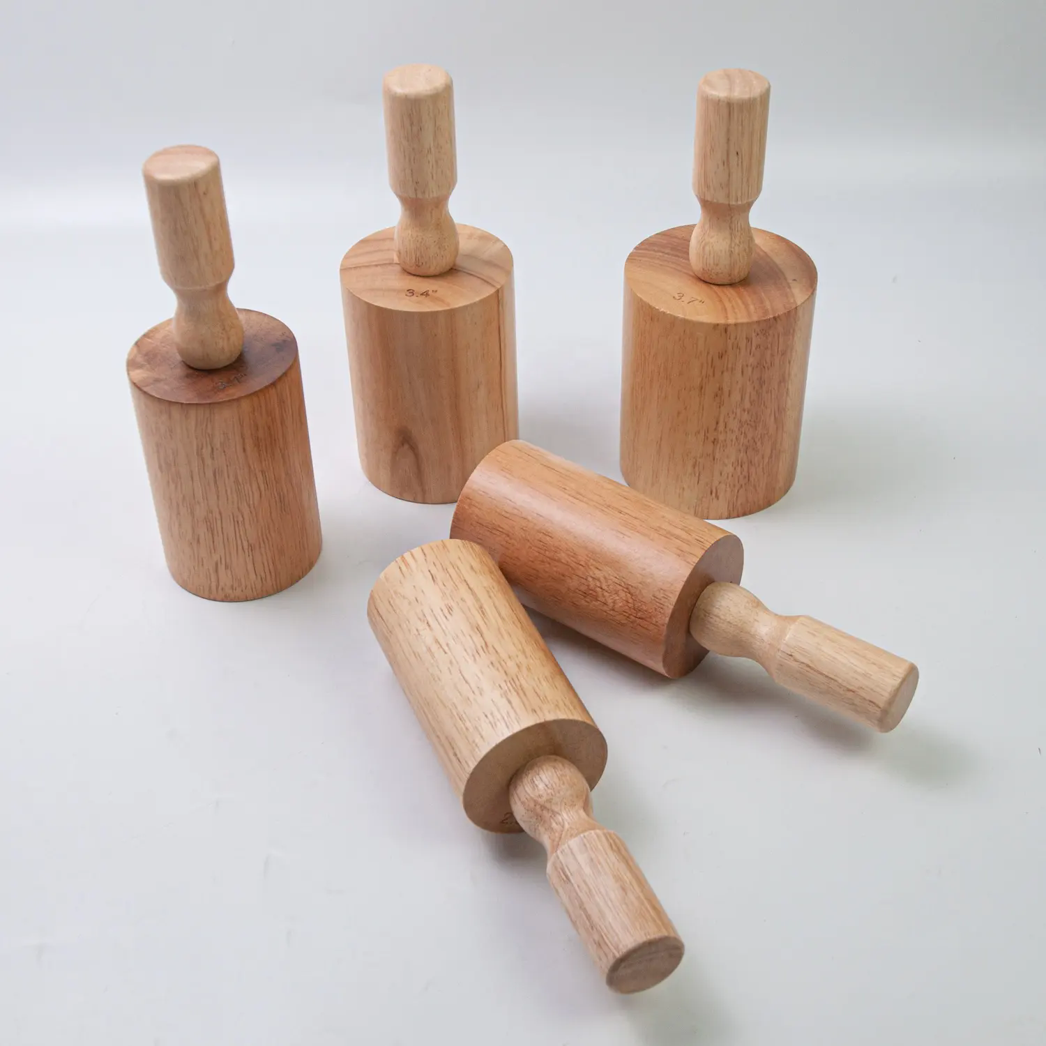 Holz-Töpferstempel Set