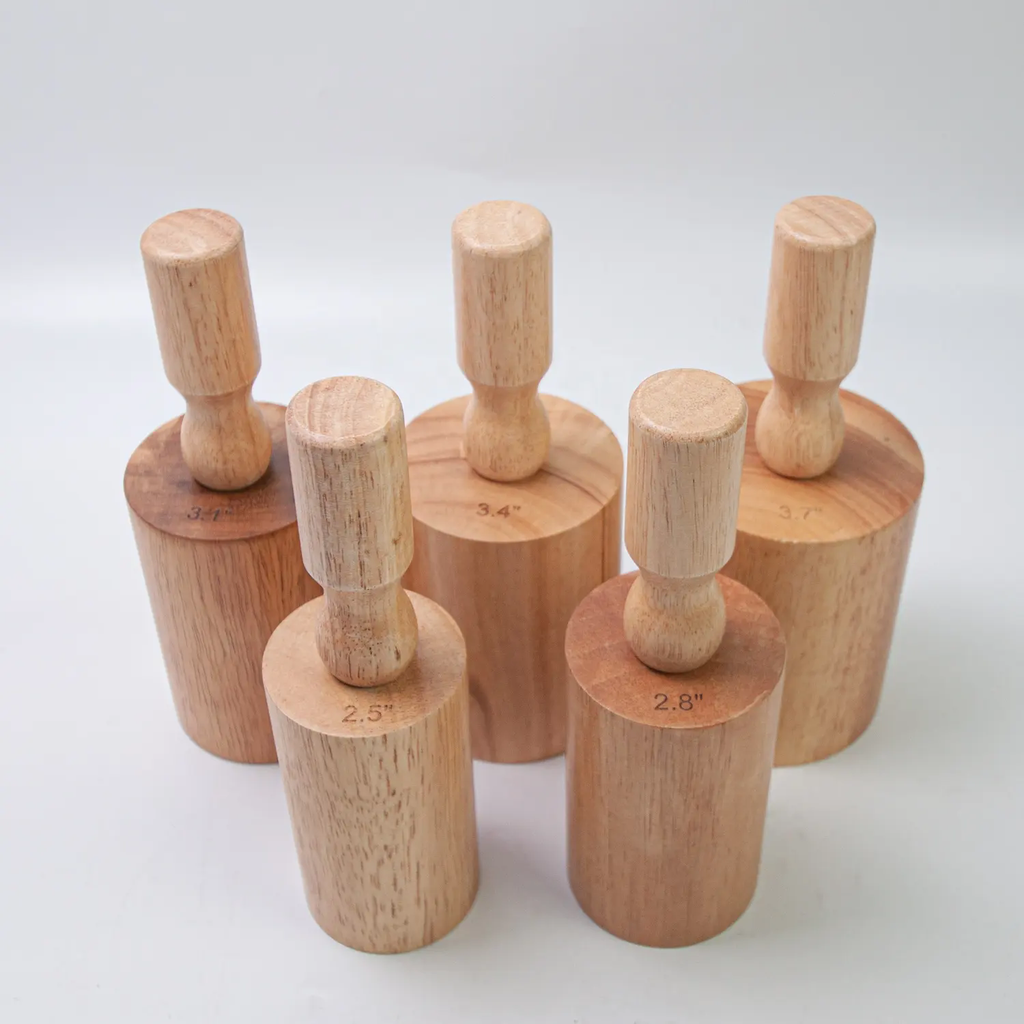 Holz-Töpferstempel Set