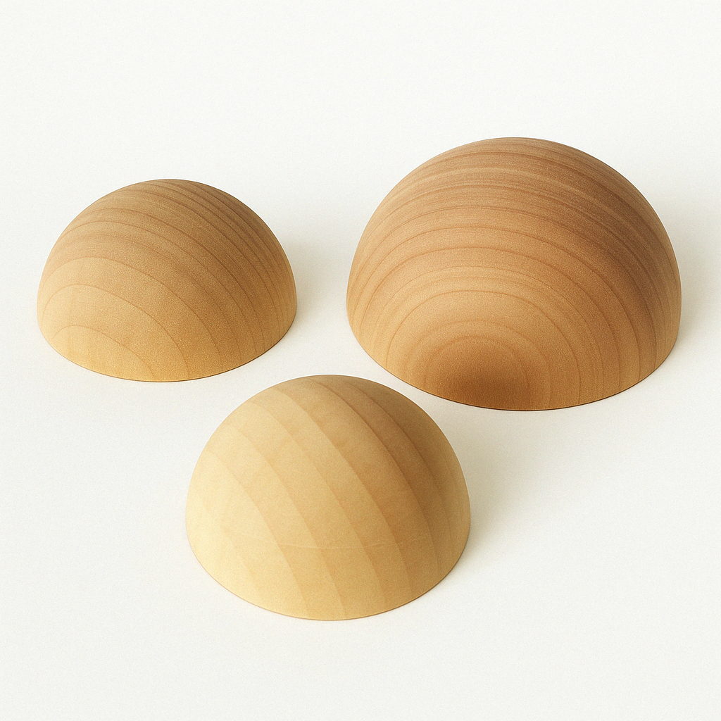 Kuppelformen aus Holz-Set