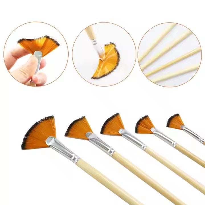 Fächerpinsel-Set