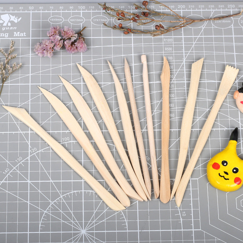 Holz-Keramikwerkzeug-Set